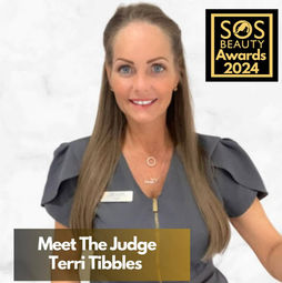 Terri Tibbles SOS Hair & Beauty Awards 2024 PMU Judge