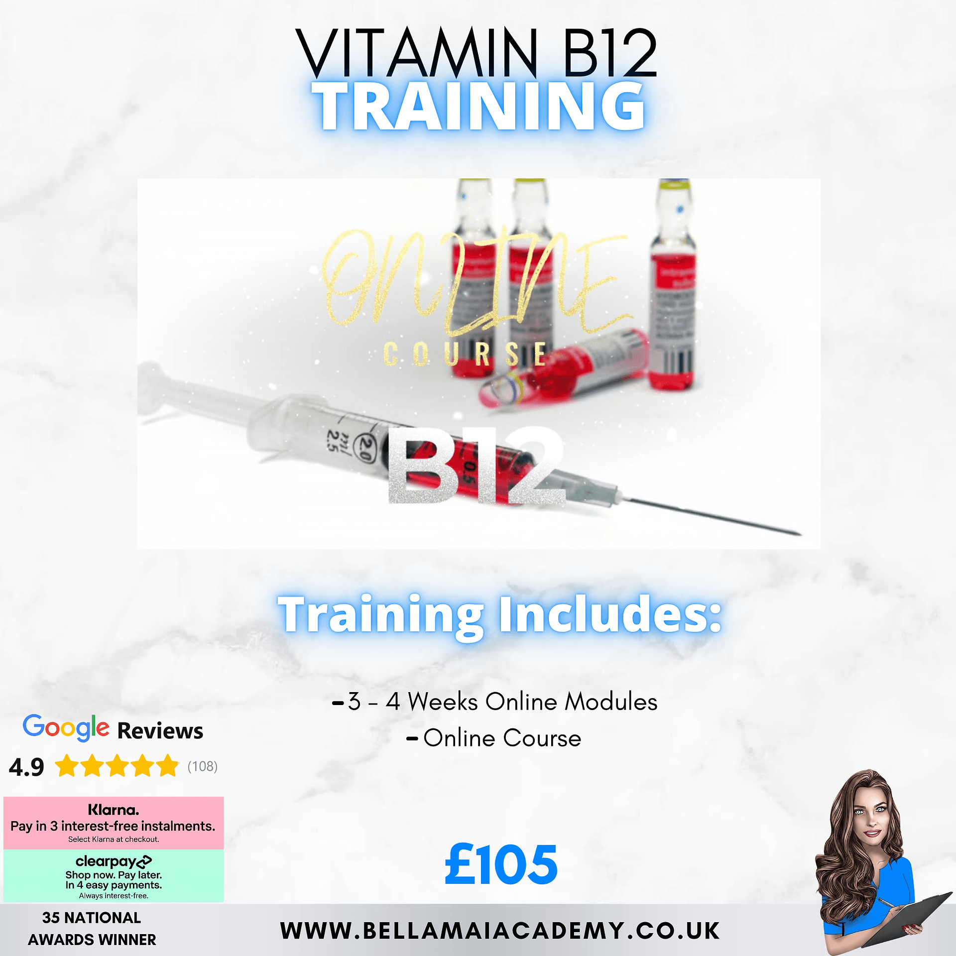 Bella Mai Academy Vitamin B12 Online Training Course Essex