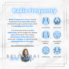 Radio Frequency skin tightening areas - Bella Mai Essex