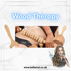 Wood Therapy body sculpting treatment using wooden tools at Bella Mai Essex in Grays