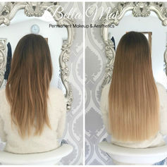BELLA MAI: Luxury Nano Ring hair extension transformation before and after Essex.