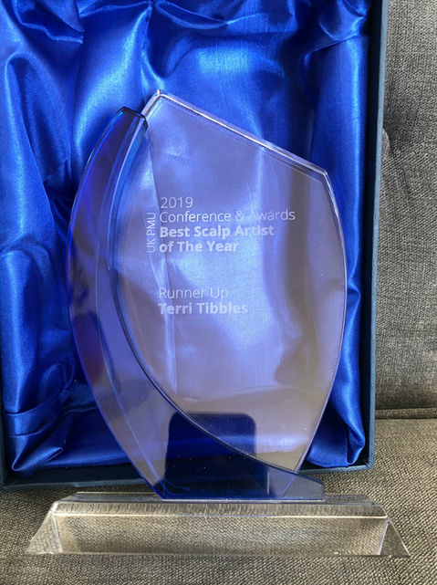 Terri Tibbles Runner Up Scalp Artist of the Year 2019
