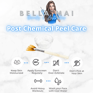 Medium grade chemical peel application in clinical Grays clinic