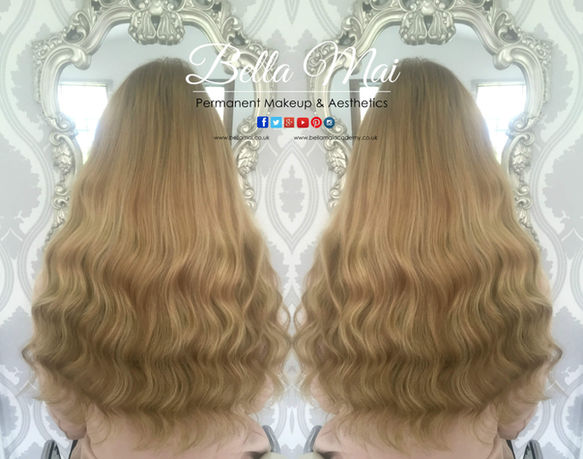 Discreet Nano Ring hair extension bonds for natural-looking volume in Essex.
