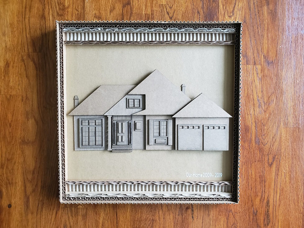 Thumbnail: Custom House - Cardboard Frame