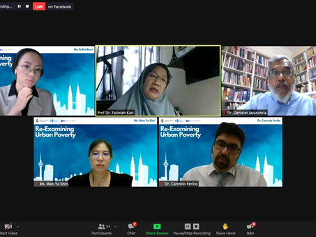 FMT Article: Relook how Malaysia measures poverty, say academics at Urban Poverty Webinar