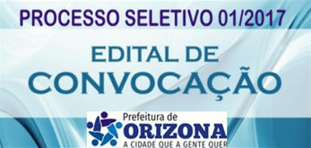 CONVOCAÇÃO: Candidatos Inscritos (habilitados) no Processo Seletivo 01/2017
