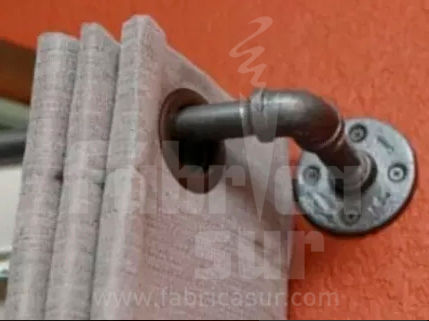 Thumbnail: Barral para cortinas. Estilo industrial
