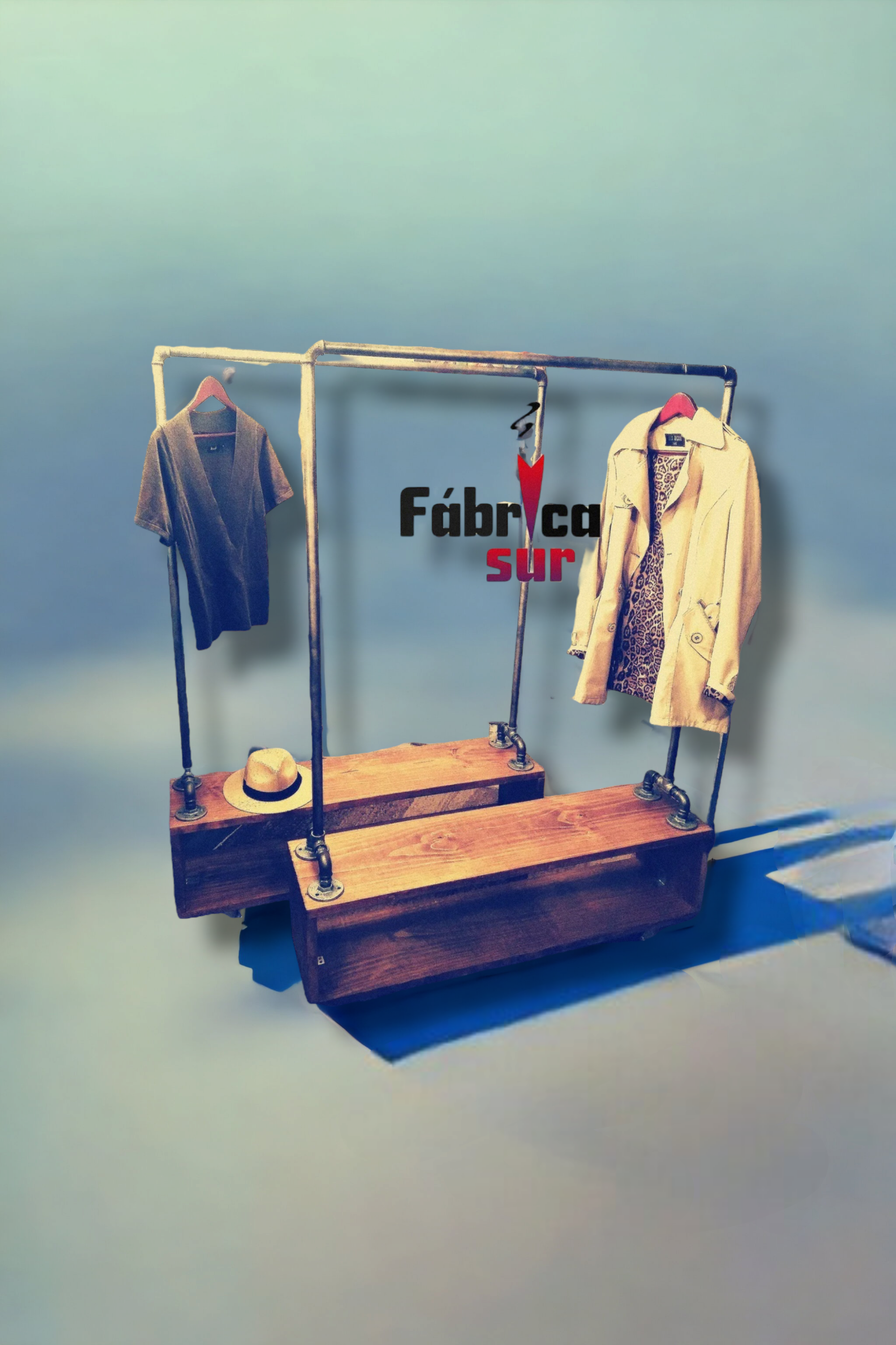 Perchero cajón 4 bridas 