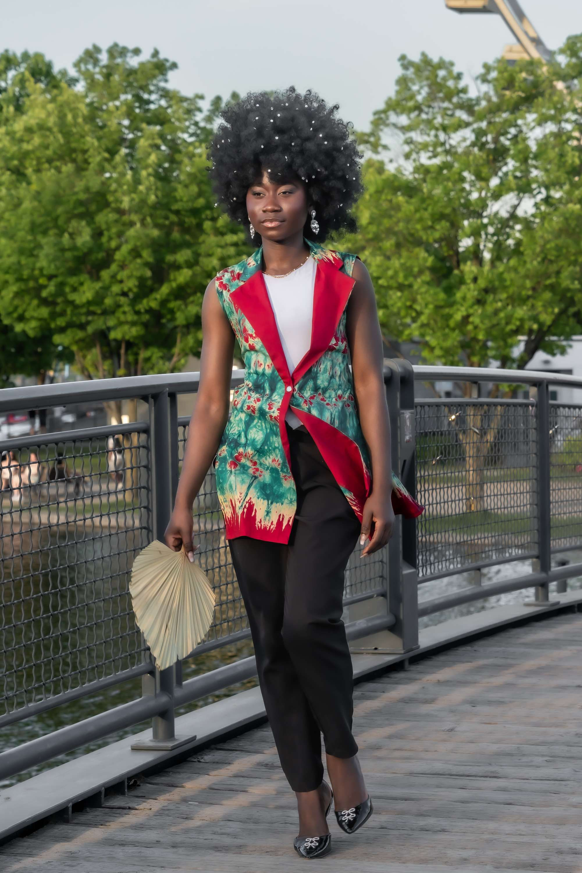 "AfriMix" Mini veste africaine