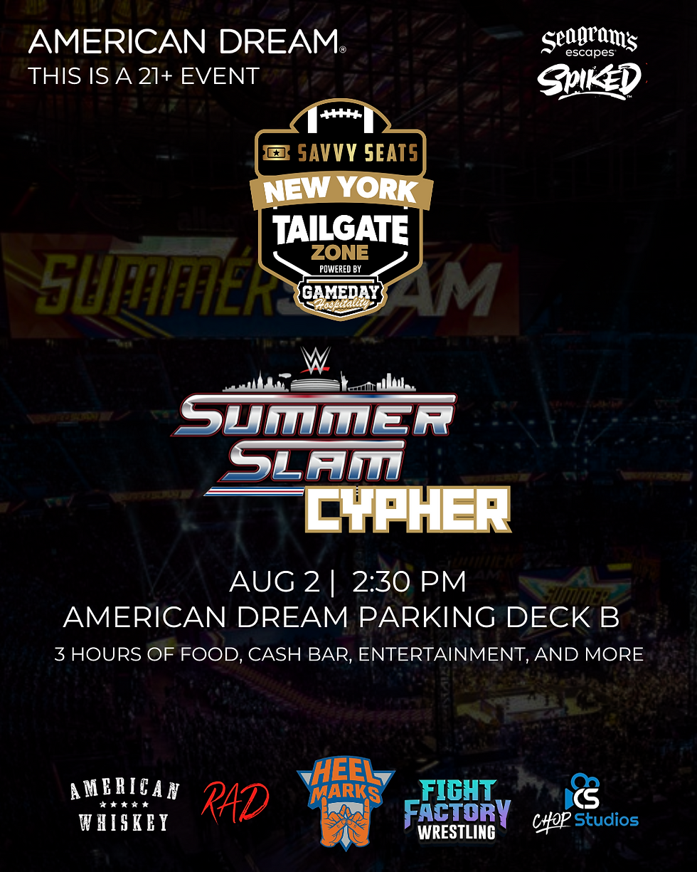 Savvy Seats SummerSlam Tailgate 