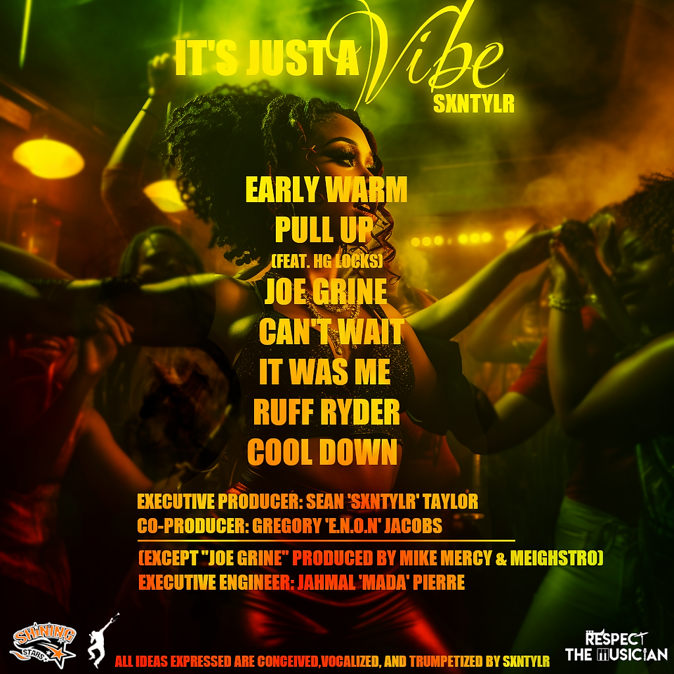 SXNTYLR - "It's A Vibe" Tracklist