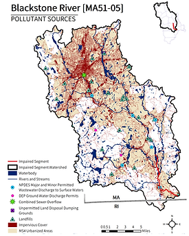 Massachusetts TMDL maps