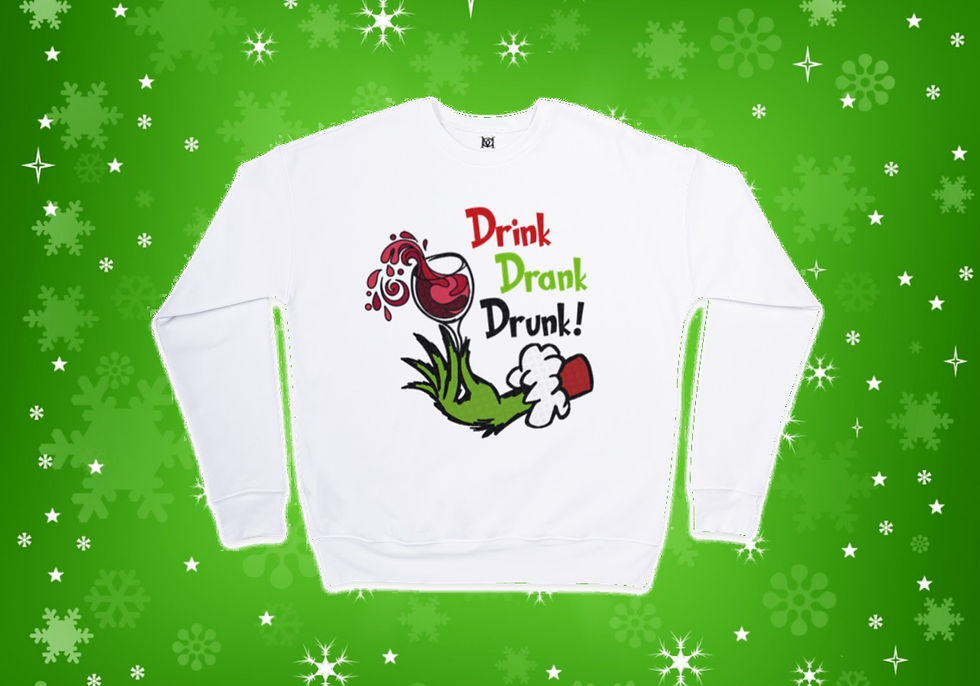 Miniatura: Drink Drank Drunk Sweatshirt