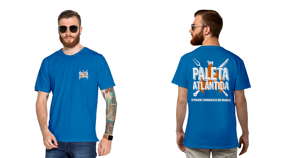 Miniatura: Camiseta Paleta Atlântida (Estampa Colorida - Azul)