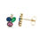 Thumbnail: 18K  GOLD WITH BLUE SAPPHIRE, DIAMOND, EMERALD AND TOURMALINE
