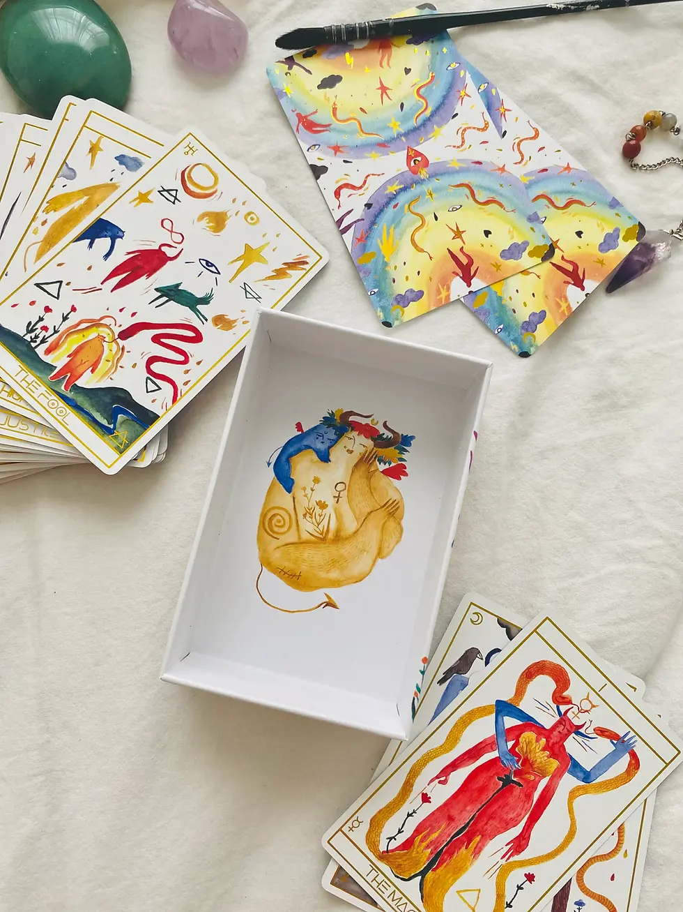 Miniatura: Lilifer Tarot by Marion Costentin