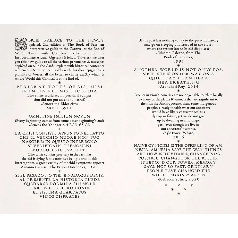 Miniatura: MADAM LULU'S BOOK of FATE: A Guide to the Carnival at the End of the World Tarot