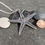 Thumbnail: Silver or Gold Cast Starfish Necklace - Large 3cm
