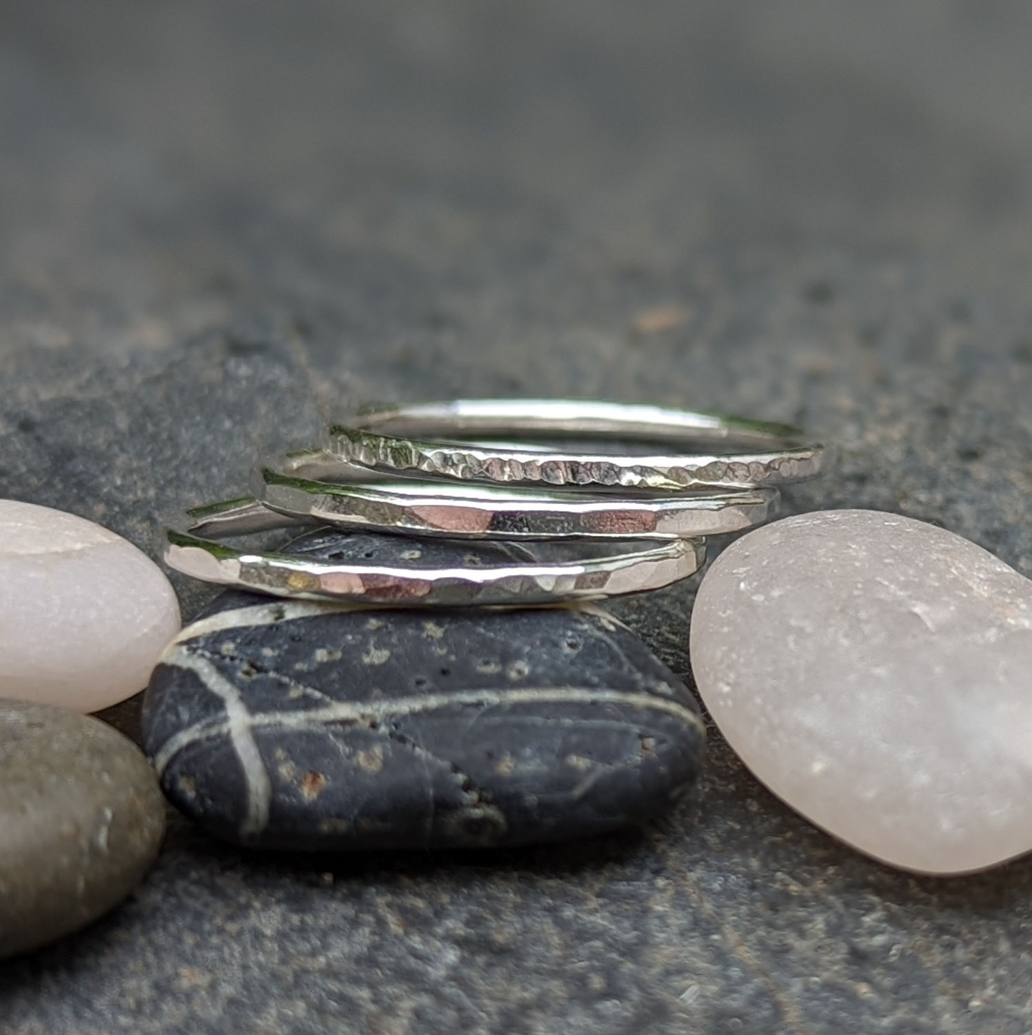 Trio of stacking rings