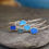 Thumbnail: Made to Order - Sterling Silver Seaglass Cuff Open Bangle 