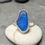 Thumbnail: Deep Blue Silver Seaglass Ring