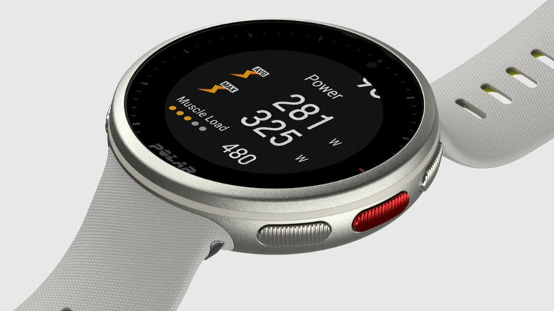Polar Vantage V2 smartwatch screen