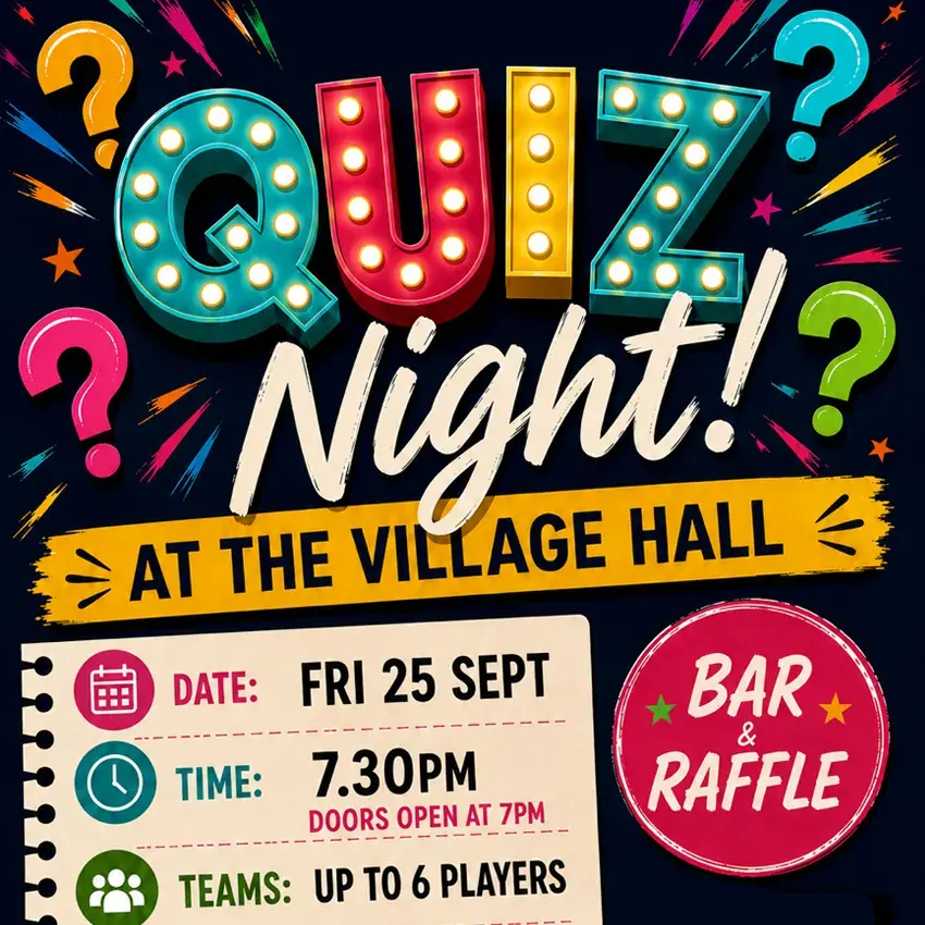 Quiz Night at the Memorial Hall