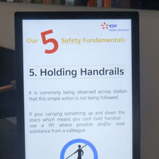 EDF Implements Digital A-Boards to Communicate Industrial Safety Messages