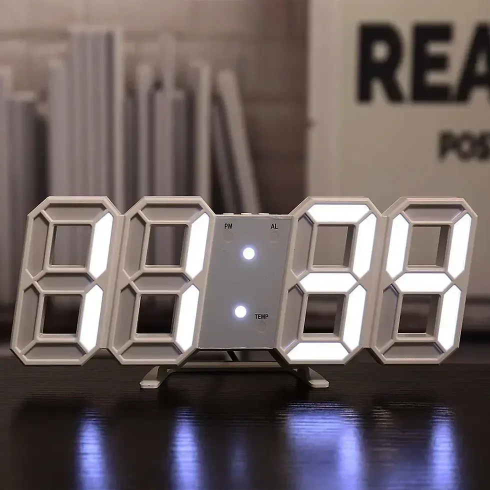 Thumbnail: LumiTime™ 3D LED Wall Clock