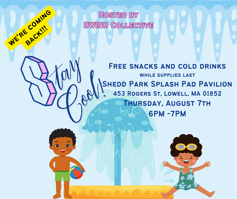 Stay Cool Pop‑Up at Shedd Park, Lowell MA