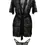 Miniatura: ensemble sexy peignoir strings de marques dentelle transparent noir