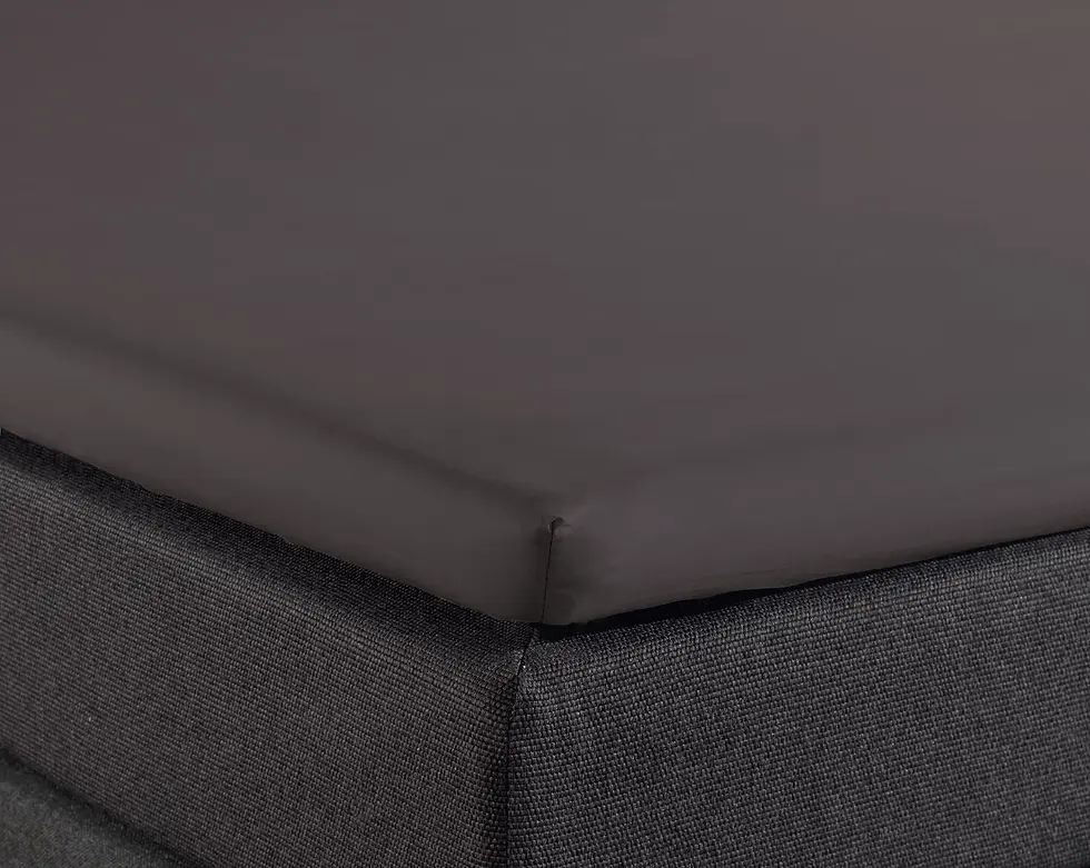 Miniaturbild: Split-topper,Drap housse,Drap lit,Lit articulé,Coton,Oeko-Tex,Gris,Anthracite