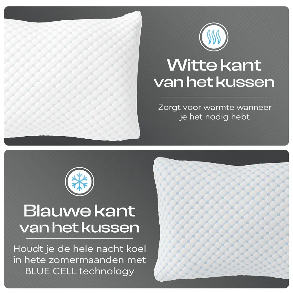 Miniaturbild: oreiller orthopédique,mousse viscoélastique,mémoire de forme,ergonomique, anti-transpiration, anti-allergique, anti-douleurs,