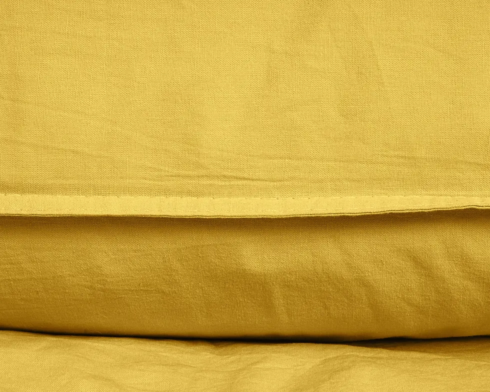 Miniature : Parure de lit,Housse de couette,140x220,200x220,240x220,Taie d'oreiller 60x70,Coton, Jaune