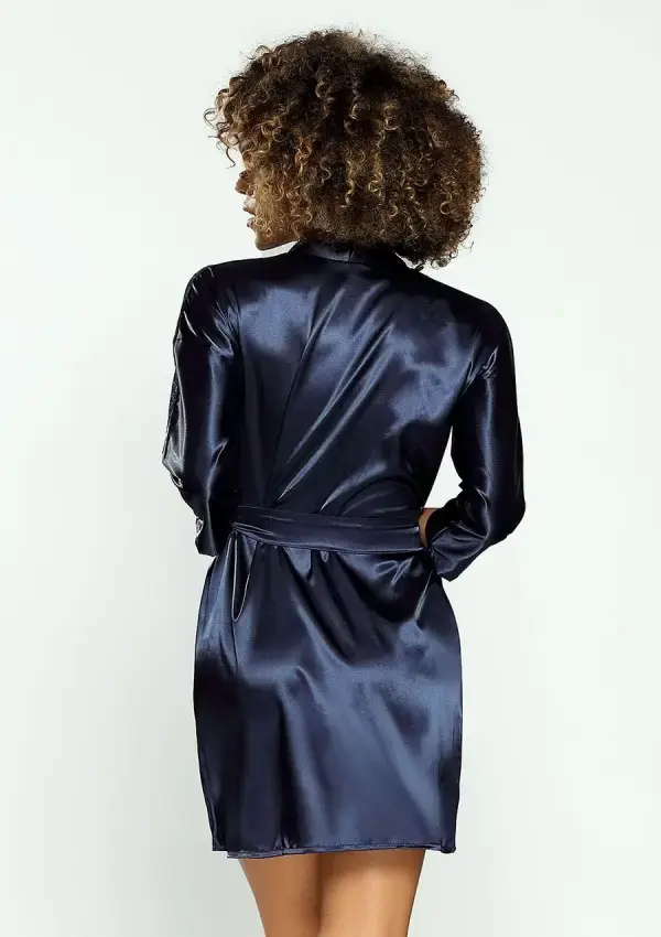 Miniatura: peignoir robe de chambre avec ceintures haute de gamme pour femme