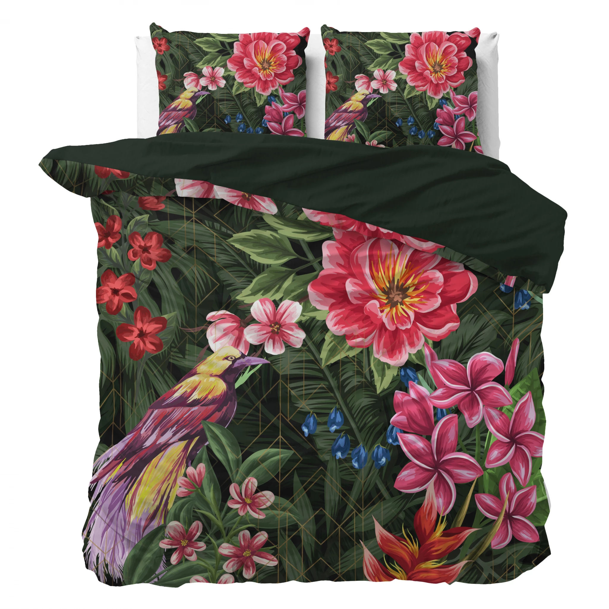 Parure de lit INKA, fleurs exotiques