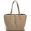 Miniatura: sac-a-main-bandoulière-porté épaule-shopping-bag-tote-damentasche-leather-cuir-handmade-made -in-italy-beige