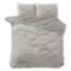 Parure de lit beige LUXURIOUS LIVING, micropercale sable