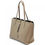 Miniatura: sac-a-main-bandoulière-porté épaule-shopping-bag-tote-damentasche-leather-cuir-handmade-made -in-italy-beige
