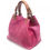 Miniature : sac-a-main-bandoulière-porté épaule-shopping-bag-tote-damentasche-leather-cuir-handmade-made -in-italy-fuchsia-rose-rosa