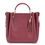 Miniature : sac à main bandoulière shopper cuir véritable bordeaux ocre fer rouge handmade made in italy
