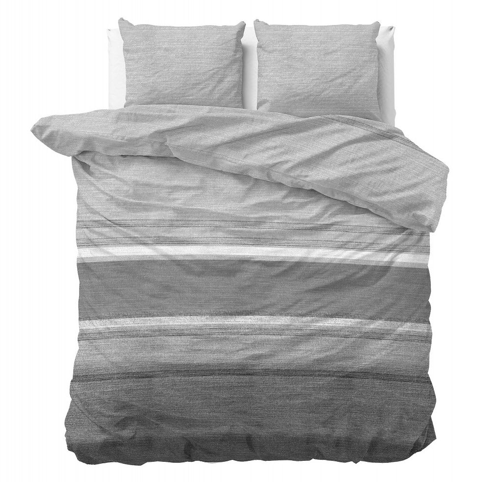 Miniatura: Parure de lit,Chaud,Housse de couette,140x220,200x220,240x220,Taie d'oreiller,Flanelle,Coton,Molleton,Hiver,Gris,Blanc