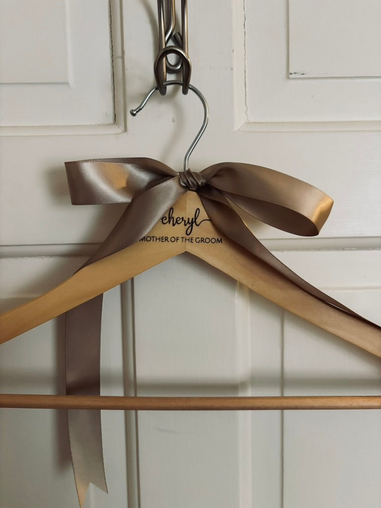 Thumbnail: Personalized Wedding Hanger