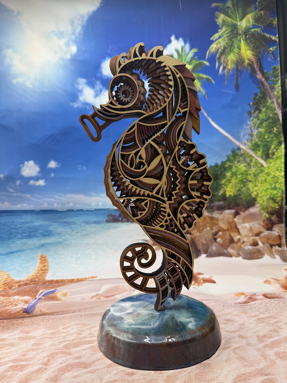 Thumbnail: Sea Horse double sides 3d