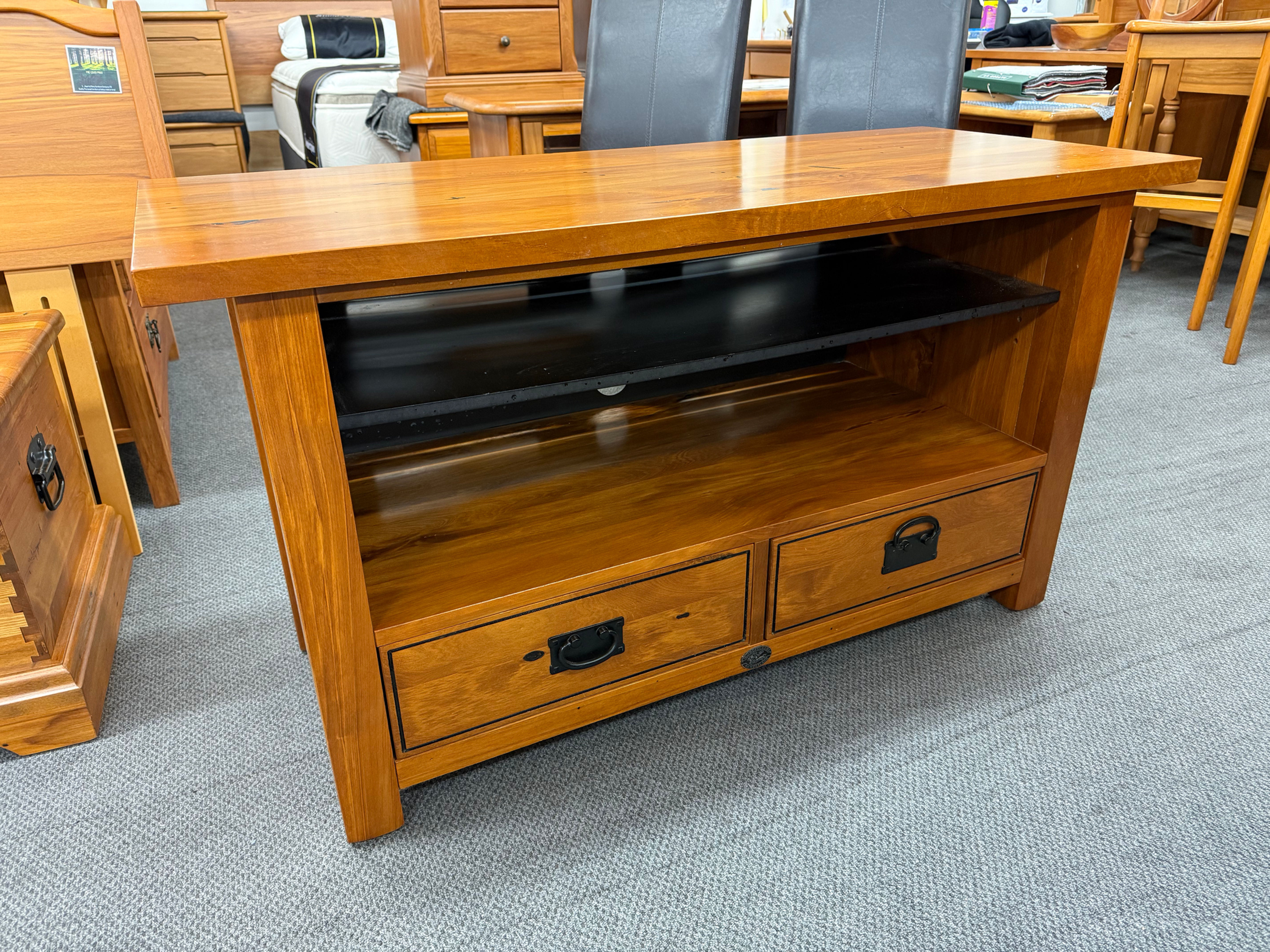 Woodpecker merivale 2 drawer rimu entertainment unit!