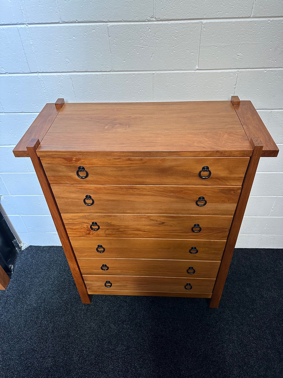 Thumbnail: Ironheart solid rimu 6 drawer tallboy!