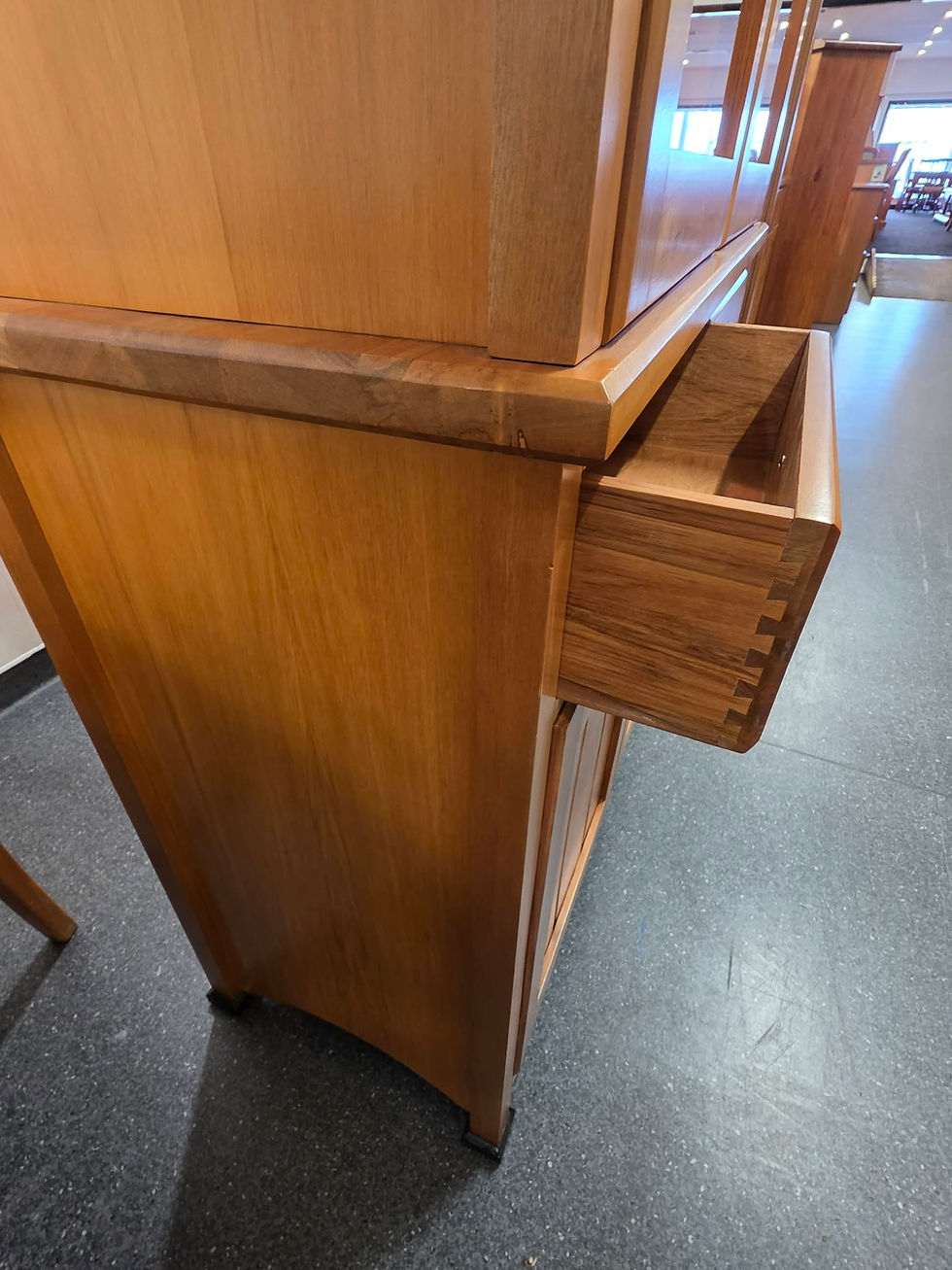 Thumbnail: Solid rimu display cabinet / buffet / hutch