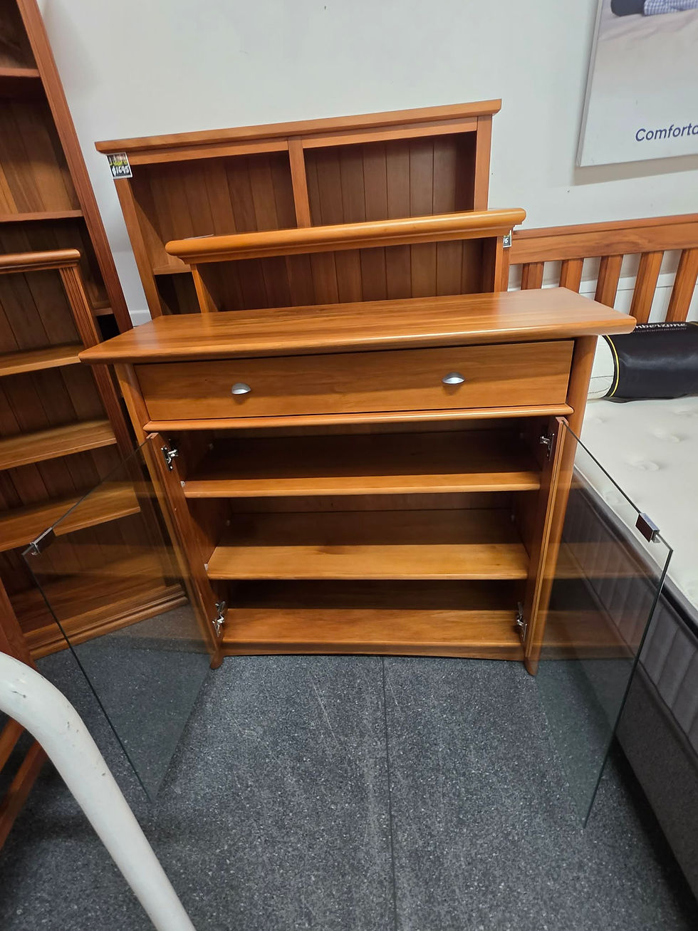 Thumbnail: Sorenmobler verso solid rimu bookcase/ display cabinet!