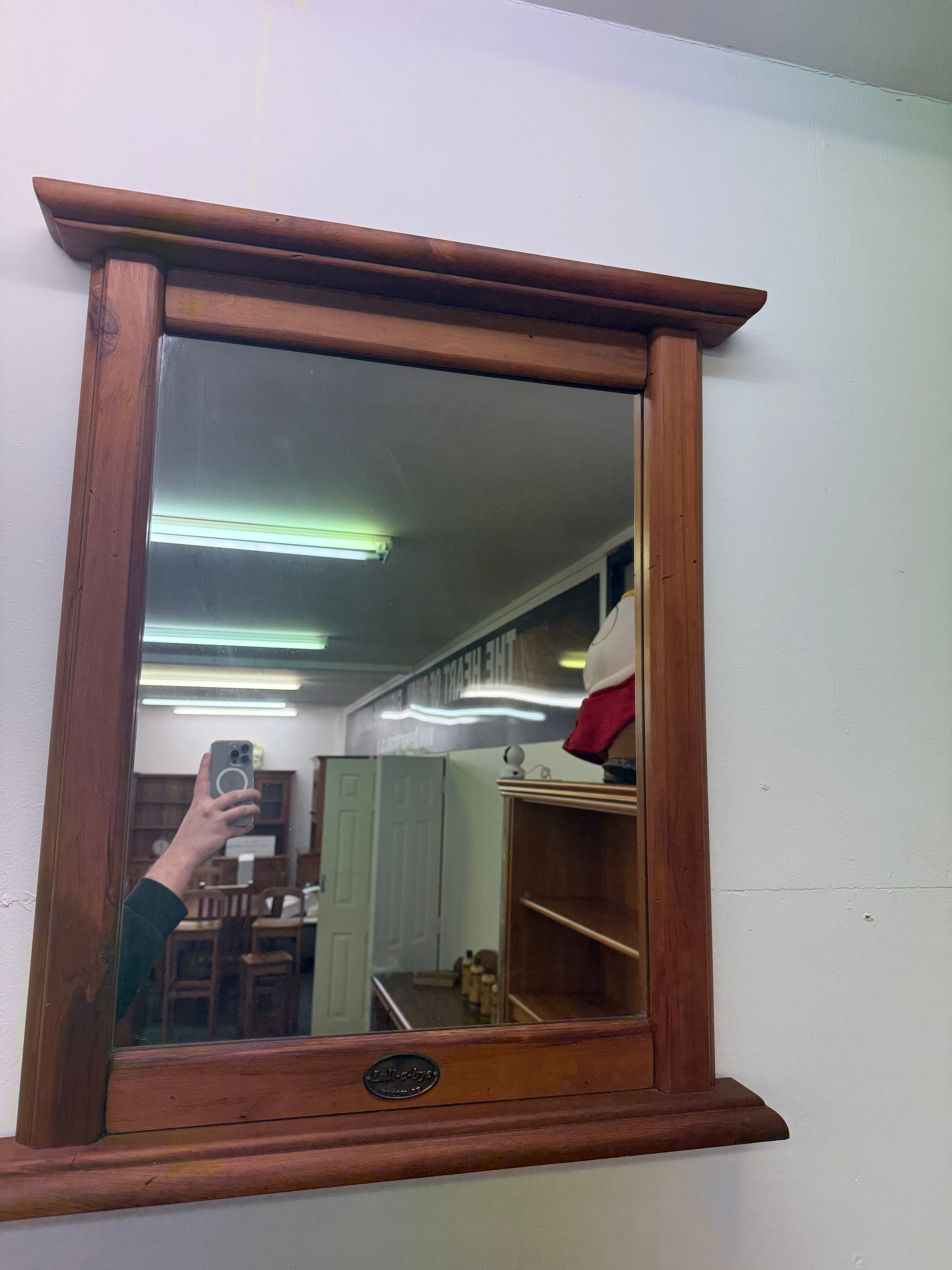 Lull-a-bye solid rimu wall Mirror!